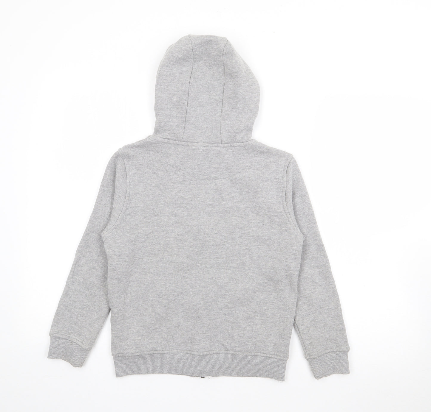 Primark Boys Grey  Cotton Full Zip Hoodie Size 8-9 Years  Zip