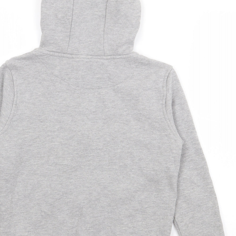 Primark Boys Grey  Cotton Full Zip Hoodie Size 8-9 Years  Zip