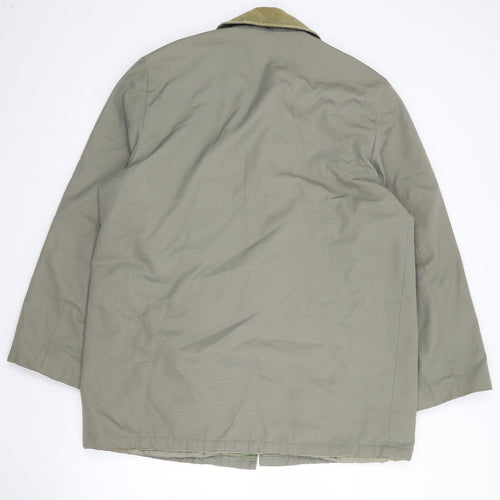 Greenwoods Mens Green   Jacket Coat Size L  Zip