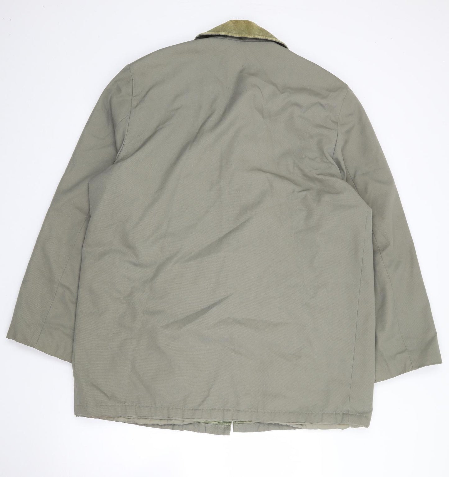 Greenwoods Mens Green   Jacket Coat Size L  Zip