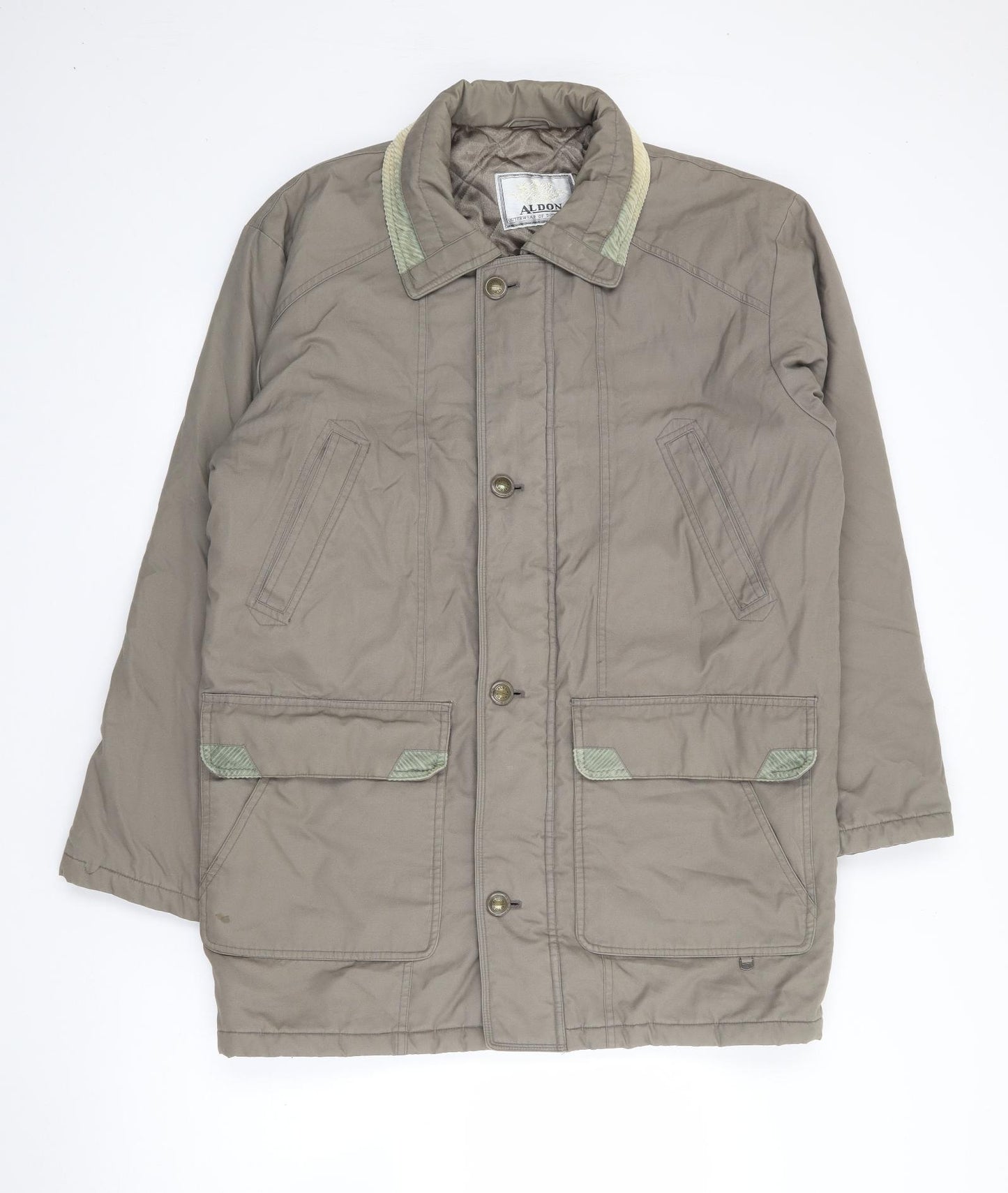 Aldon Womens Green   Jacket Coat Size S  Zip