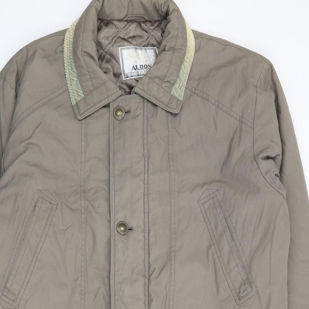 Aldon Womens Green   Jacket Coat Size S  Zip