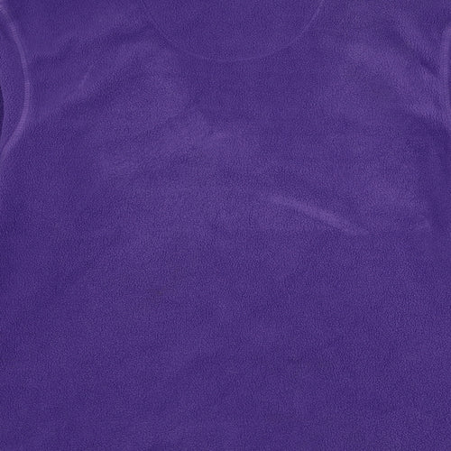 Regatta Womens Purple  Polyester Full Zip Sweatshirt Size 12  Zip - Fleece