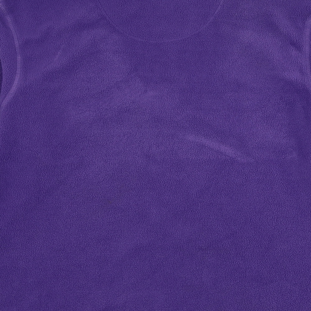 Regatta Womens Purple  Polyester Full Zip Sweatshirt Size 12  Zip - Fleece