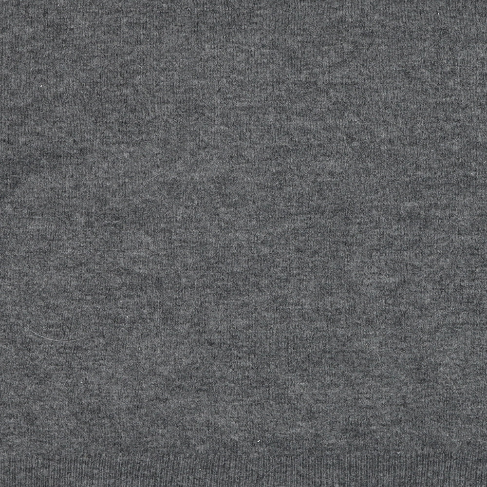 M&Co Womens Grey Round Neck  Acrylic Pullover Jumper Size 20   - Star