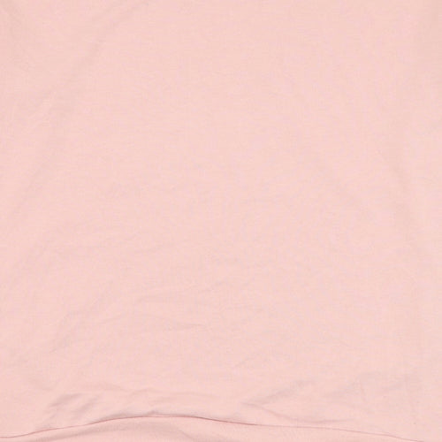Peacocks Womens Pink  Polyester Pullover Sweatshirt Size 10  Pullover - Heart