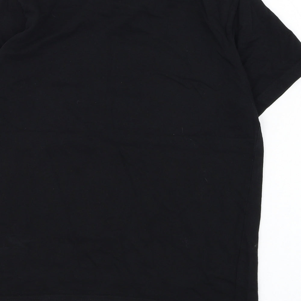 Roblox Boys Black  Cotton Basic T-Shirt Size 8-9 Years Round Neck Pullover - Roblox