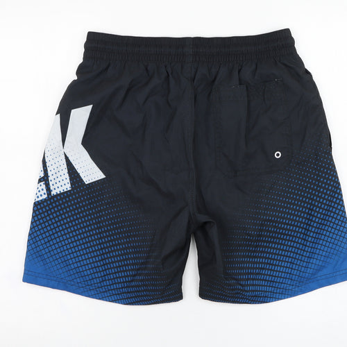 McKenzie Mens Black  Polyester Sweat Shorts Size M L7 in Regular  - Swimwear