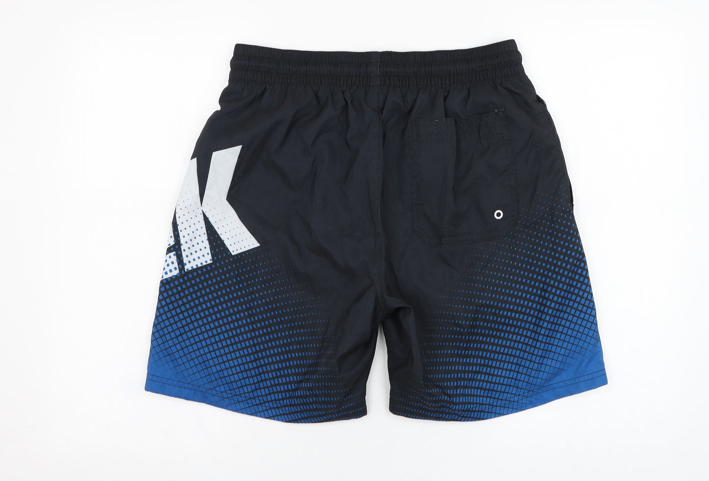 McKenzie Mens Black  Polyester Sweat Shorts Size M L7 in Regular  - Swimwear