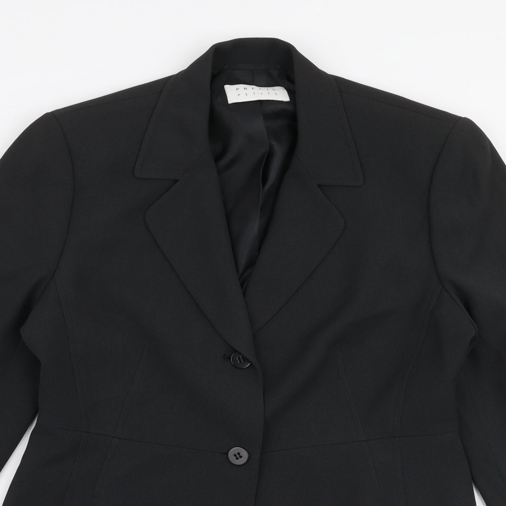 Precis Womens Grey   Jacket Blazer Size 12  Button