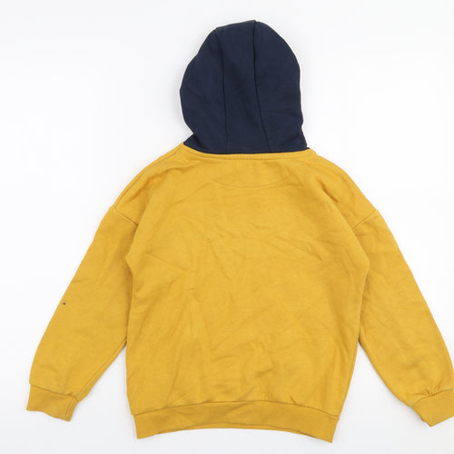 Primark Boys Yellow  Cotton Pullover Hoodie Size 7-8 Years  Pullover - Explore