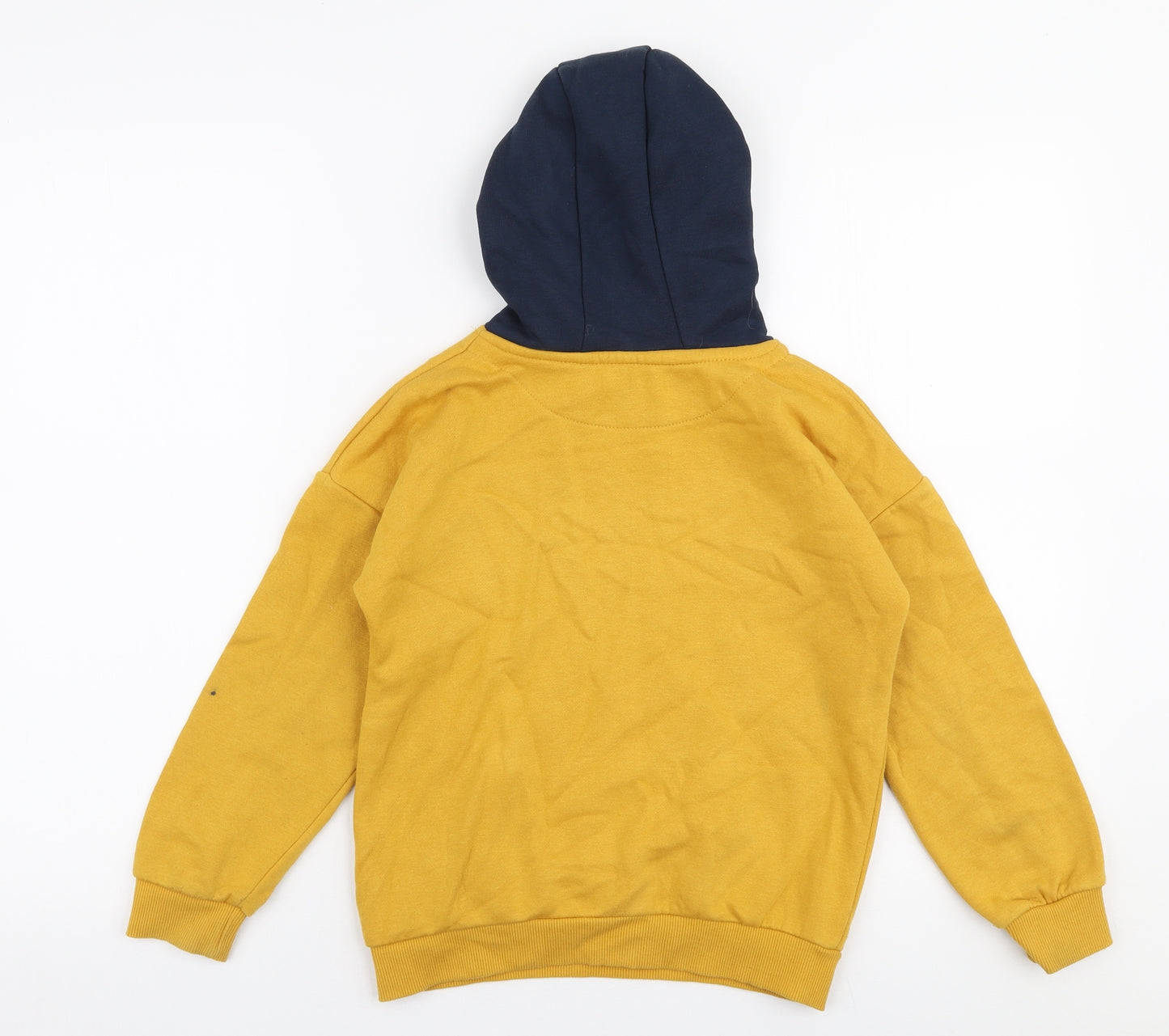 Primark Boys Yellow  Cotton Pullover Hoodie Size 7-8 Years  Pullover - Explore