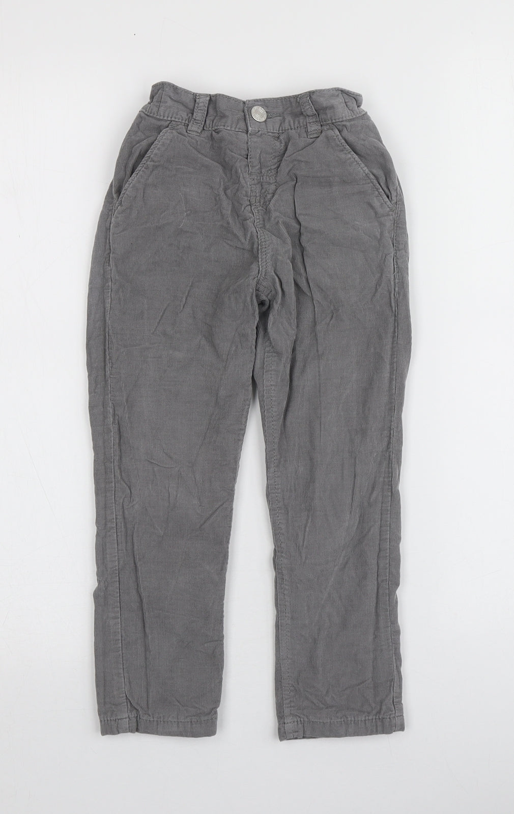 Bluezoo Boys Grey  100% Cotton Carpenter Trousers Size 4-5 Years  Regular