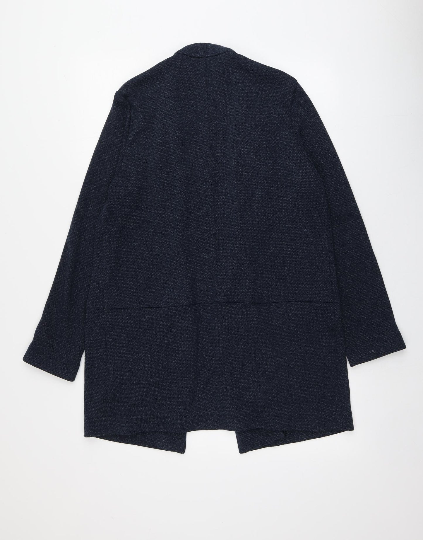 NEXT Womens Blue V-Neck  Polyester Cardigan Jumper Size 12