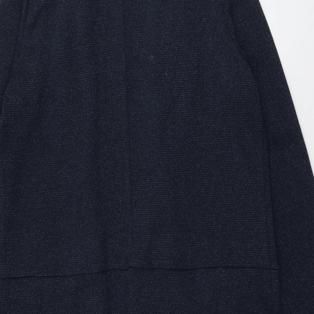 NEXT Womens Blue V-Neck  Polyester Cardigan Jumper Size 12