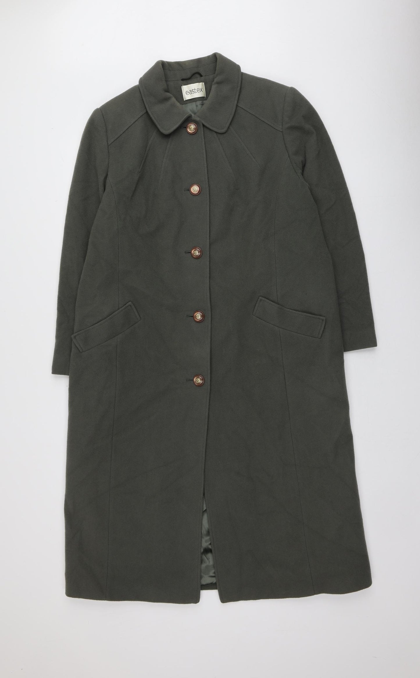 Eastex Womens Green   Overcoat Coat Size 16