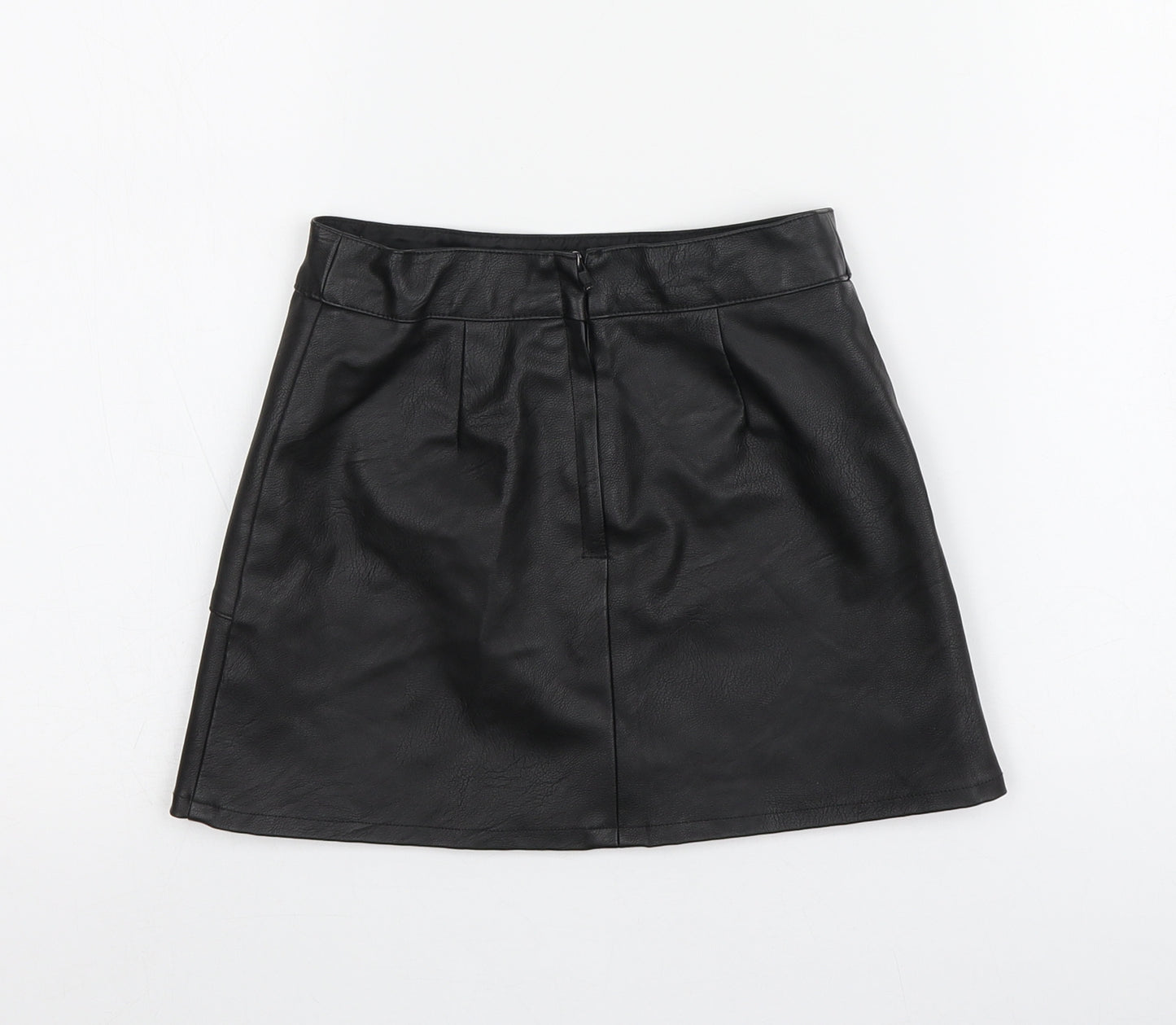 George Girls Black  100% Polyester Mini Skirt Size 5-6 Years  Regular