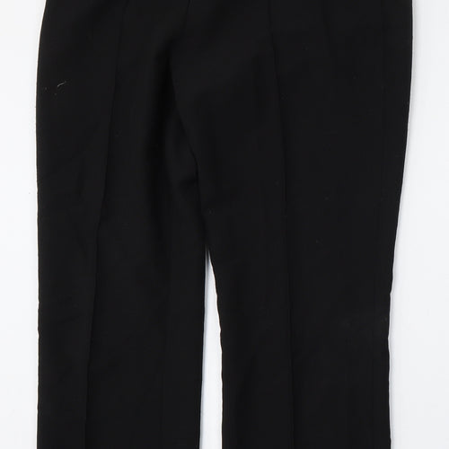 Classic Womens Black  Polyester Trousers  Size 14 L27 in Regular
