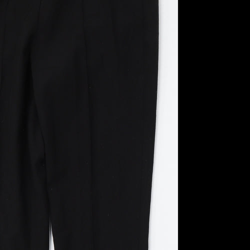 Classic Womens Black  Polyester Trousers  Size 14 L27 in Regular