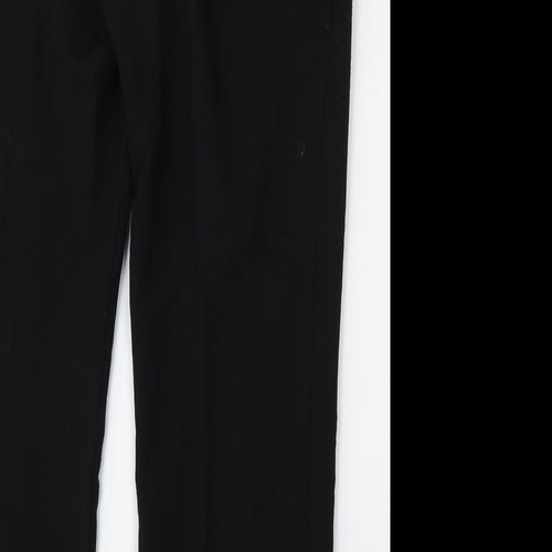 Classic Womens Black  Polyester Trousers  Size 14 L27 in Regular