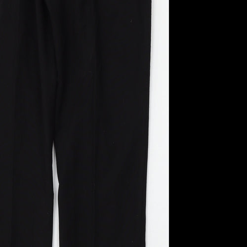 Classic Womens Black  Polyester Trousers  Size 14 L27 in Regular