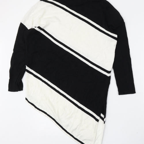 Marble Womens Multicoloured Round Neck  Cotton Pullover Jumper Size XS