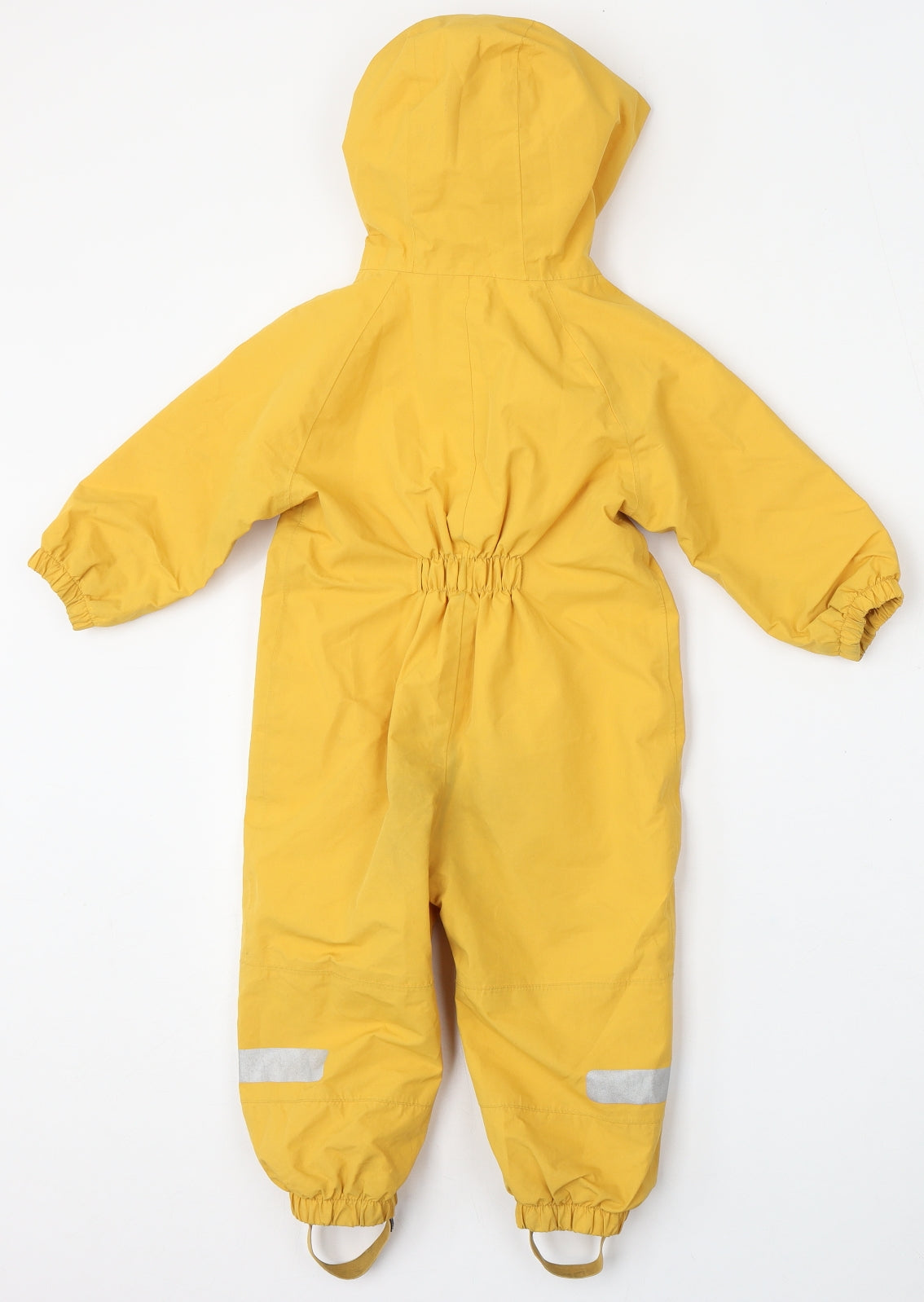 F&F Boys Yellow   Puffer Jacket Snowsuit Size 12-18 Months   Button
