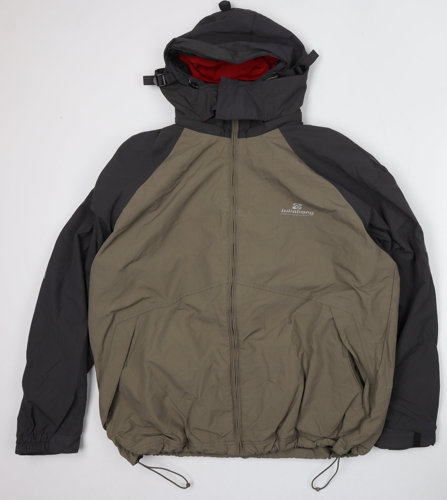 Billabong  Mens Beige   Jacket  Size XL  Zip