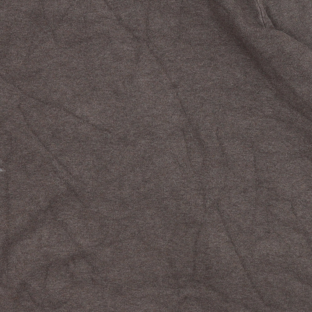 Marble Womens Brown   Jacket Coatigan Size 12  Hook & Eye