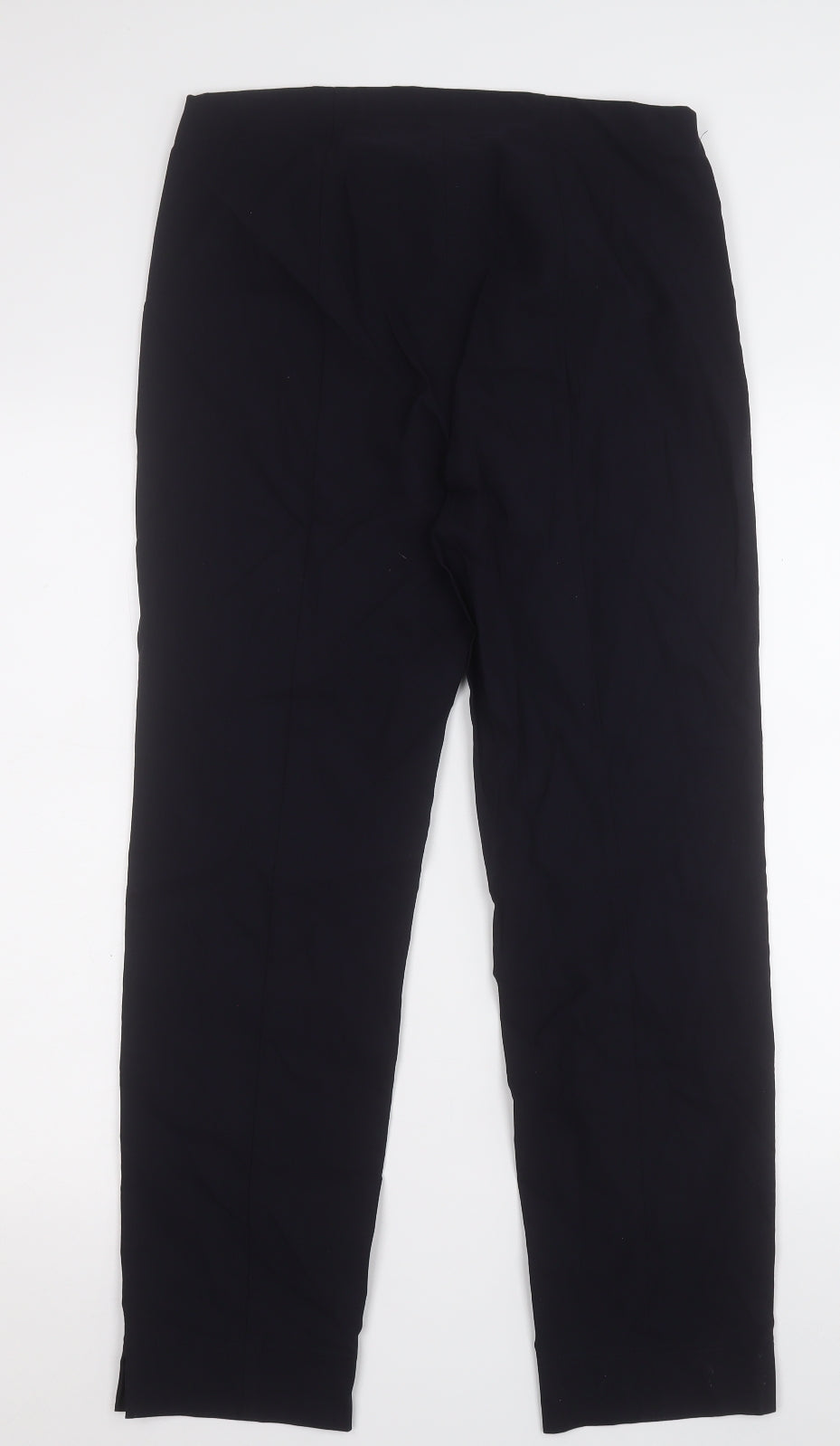 ROBELL Womens Black  Polyester Chino Trousers Size L L24.5 in Regular