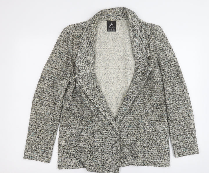 Atmosphere Womens Multicoloured Geometric  Jacket Coatigan Size 10