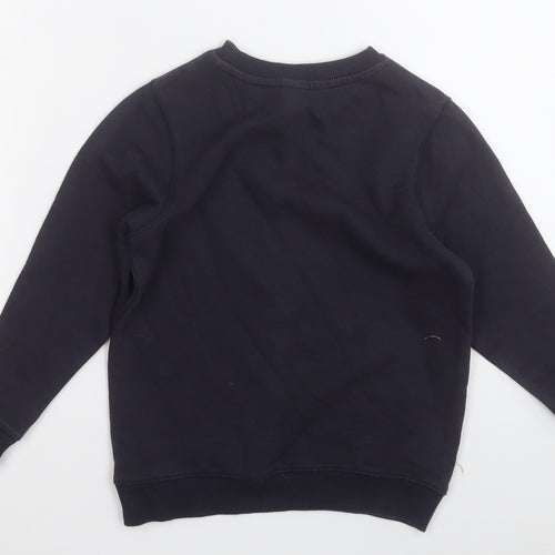 TU Boys Blue  Cotton Pullover Sweatshirt Size 5 Years