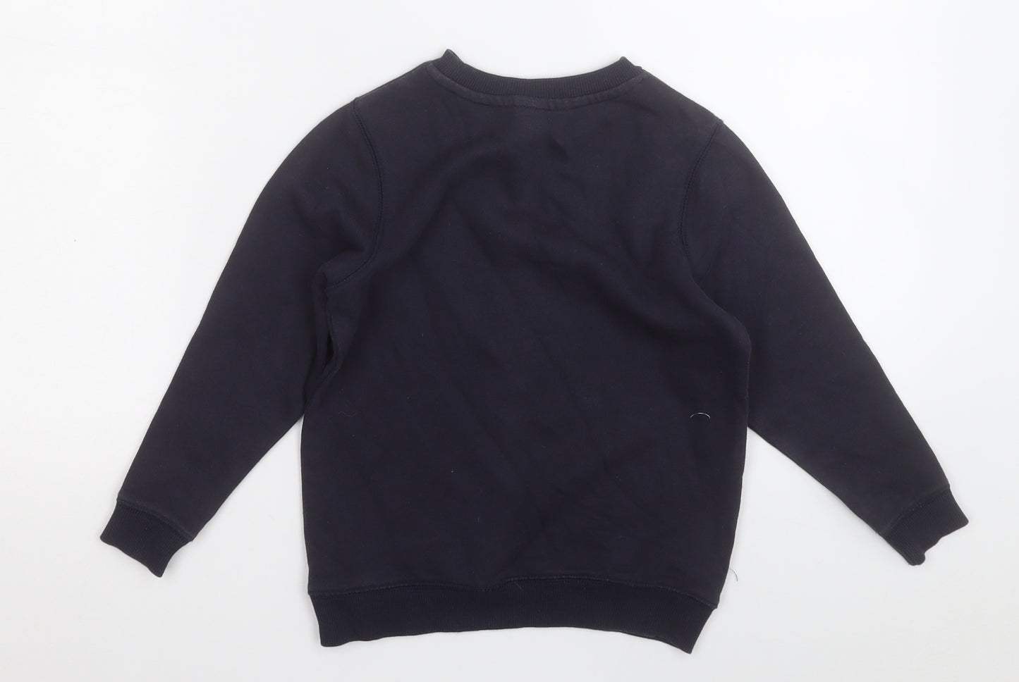 TU Boys Blue  Cotton Pullover Sweatshirt Size 5 Years