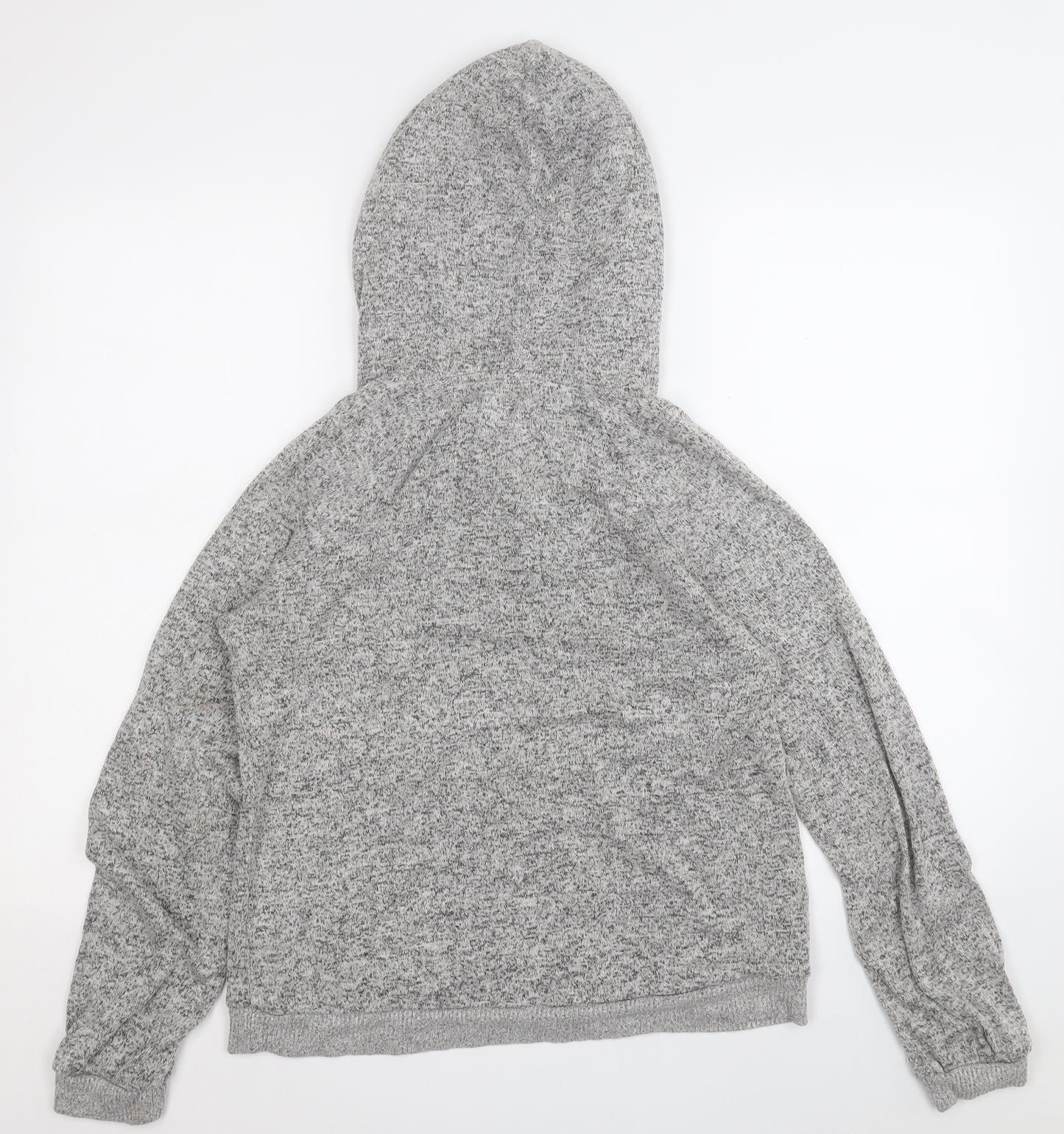 NEXT Womens Grey  Viscose Pullover Hoodie Size S