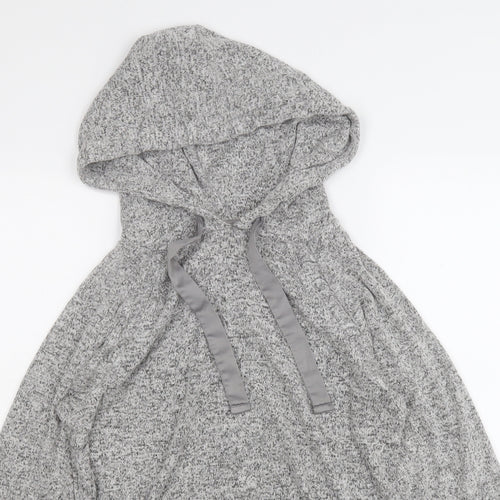 NEXT Womens Grey  Viscose Pullover Hoodie Size S
