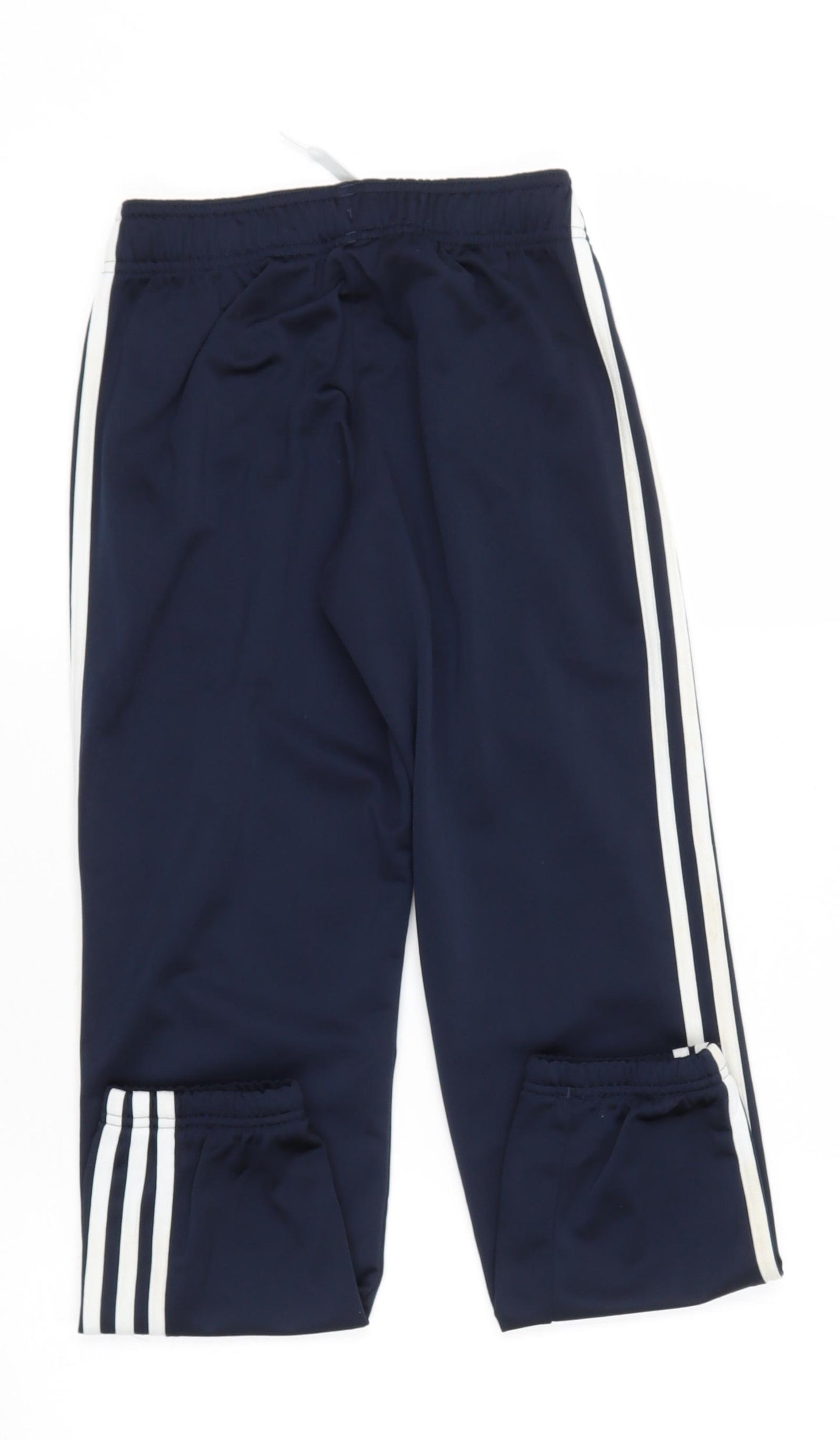 addidas Boys Blue  Polyester Jogger Trousers Size 9-10 Years  Regular