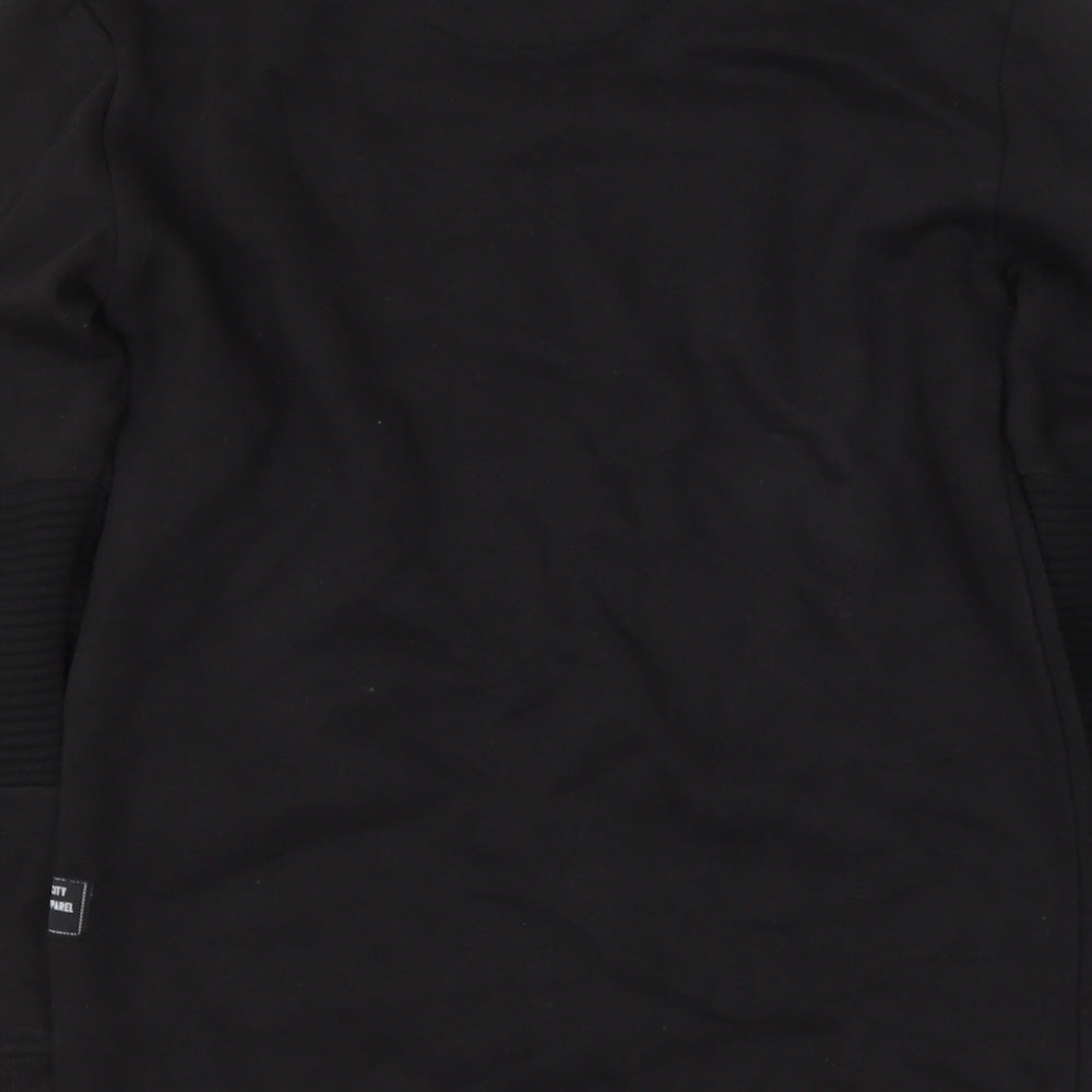 Primark Boys Black  Cotton Pullover Sweatshirt Size 11-12 Years