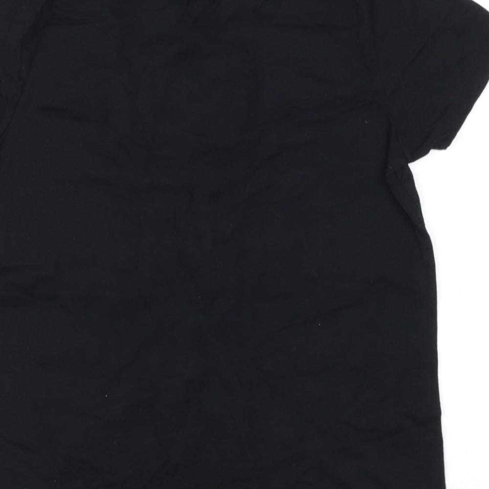Primark Mens Black  Cotton  T-Shirt Size L Round Neck  - Fortnite