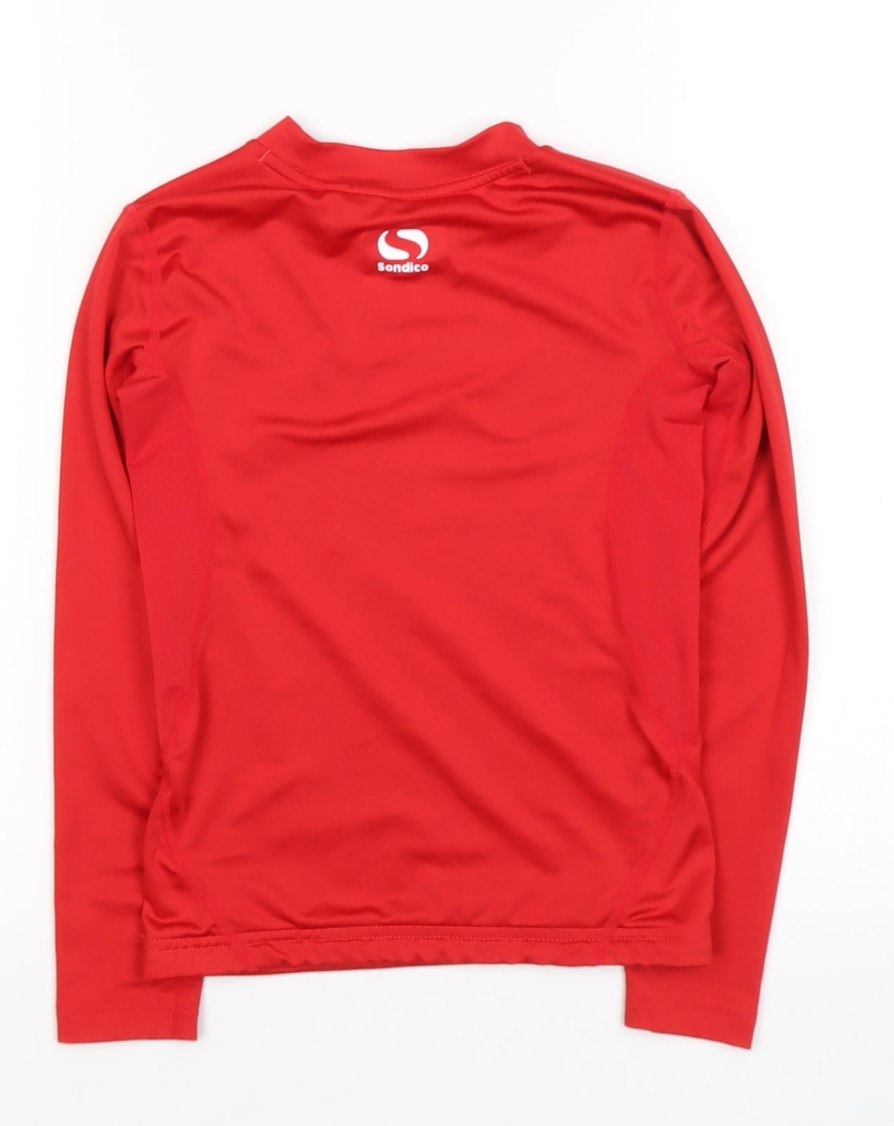 Sondico Boys Red  Polyester Pullover Casual Size 7 Years Round Neck