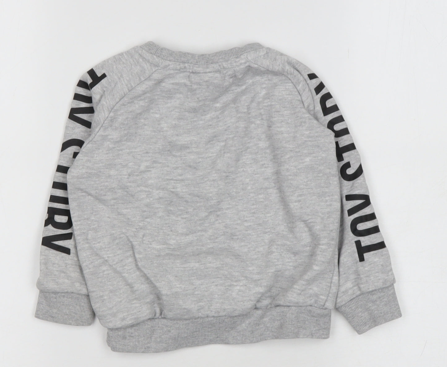 Disney  Grey  Cotton Pullover Jumper Size 18-24 Months   - toy story