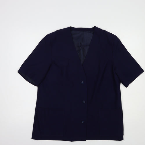 Gordon Wyatt Womens Blue   Jacket Blazer Size 18  Button