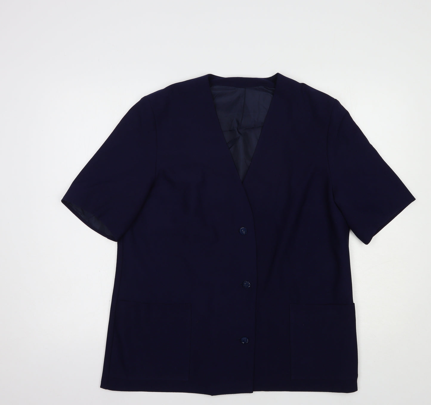 Gordon Wyatt Womens Blue   Jacket Blazer Size 18  Button