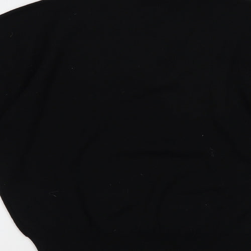 Escorpion Womens Black Collared  Acrylic Pullover Jumper Size 16