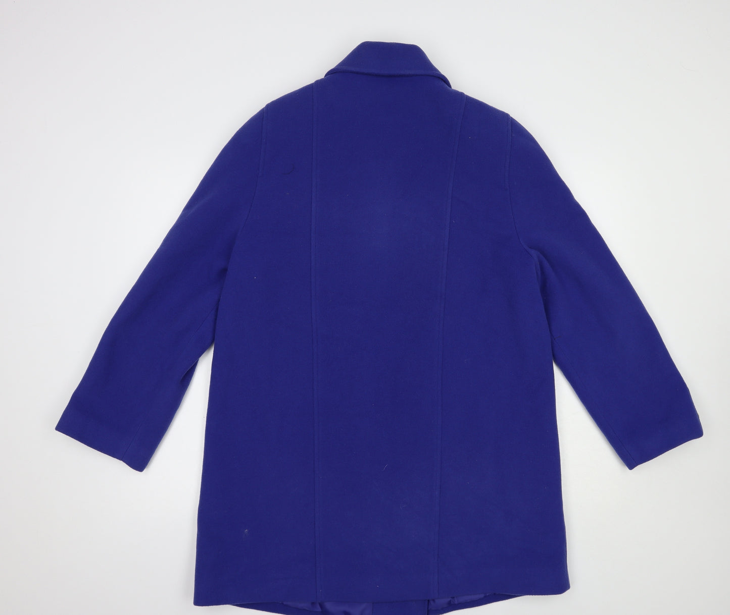 Kesta Womens Blue   Pea Coat Coat Size 12  Button