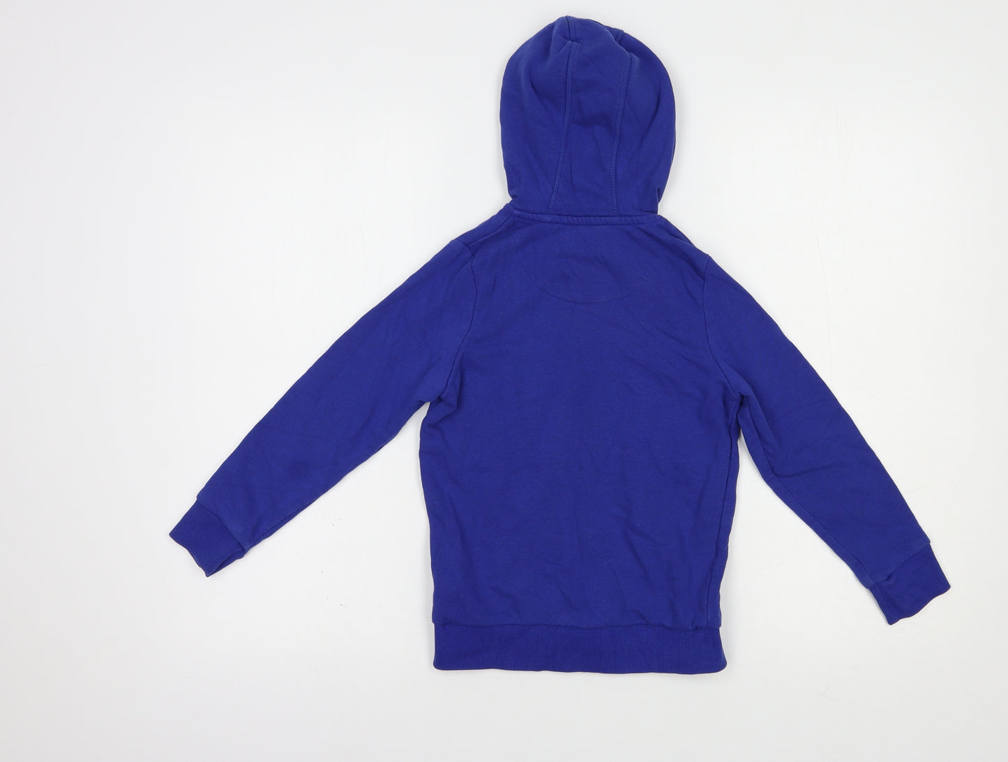 TU Boys Blue  Cotton Full Zip Hoodie Size 6 Years  Zip