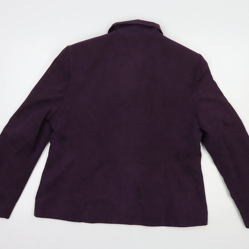 Autonomy Womens Purple   Jacket  Size 16  Zip