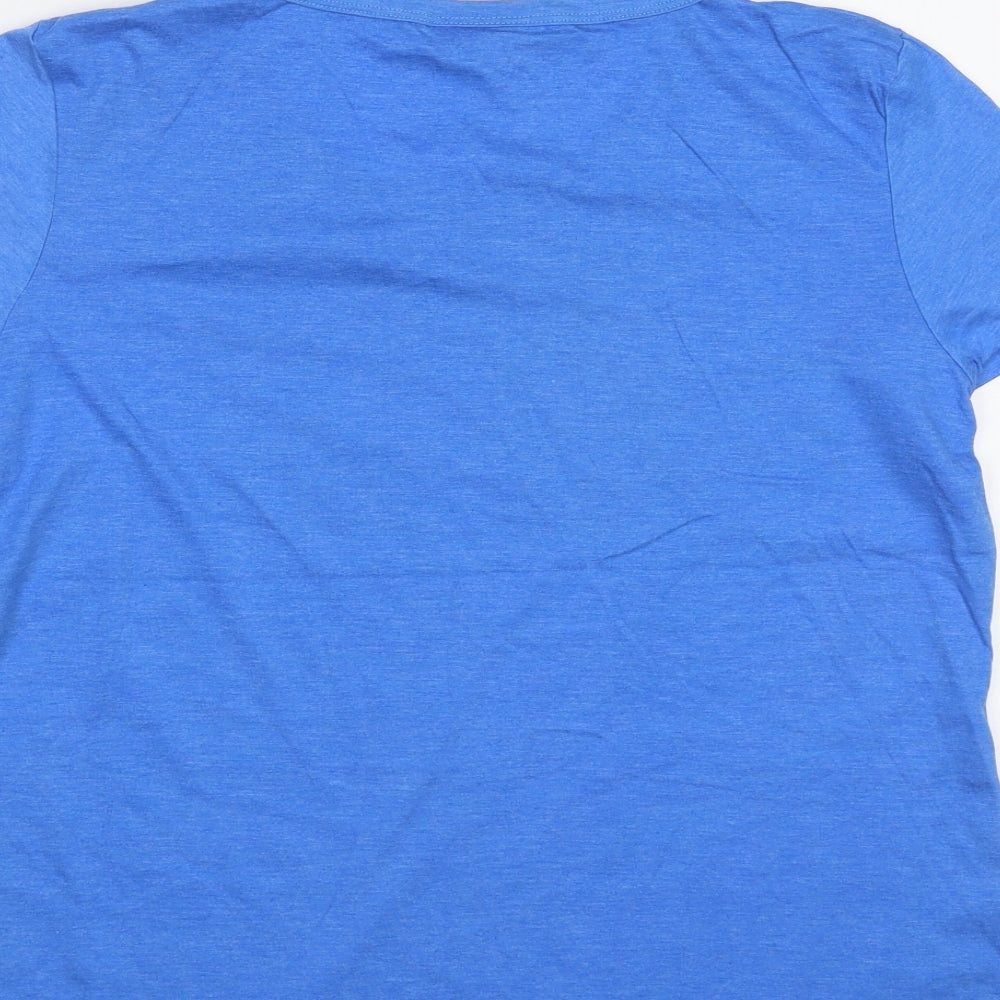NEXT Womens Blue  Cotton Basic T-Shirt Size 18 Round Neck - Wonder Woman