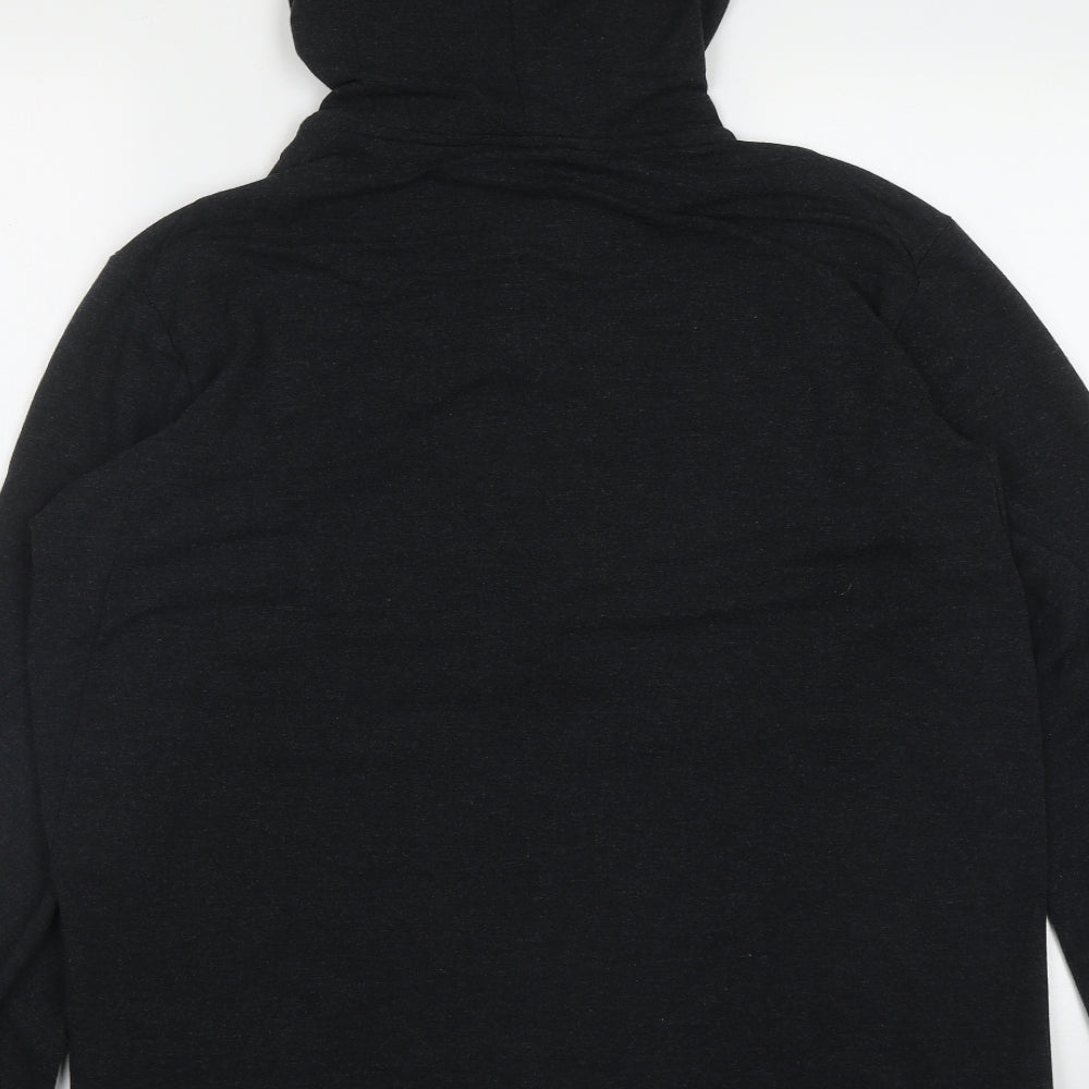 Nike Mens Black  Viscose Full Zip Hoodie Size L
