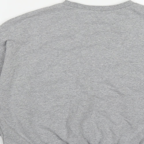 Nasty Gal Womens Grey  Cotton Pullover Sweatshirt Size 4