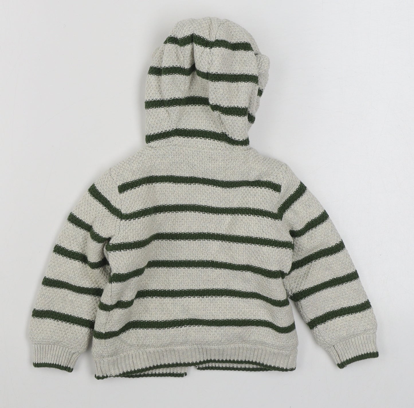 Nutmeg Baby White Striped  Jacket  Size 6-9 Months   Button